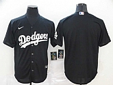 Dodgers Blank Black 2020 Nike Cool Base Jersey,baseball caps,new era cap wholesale,wholesale hats